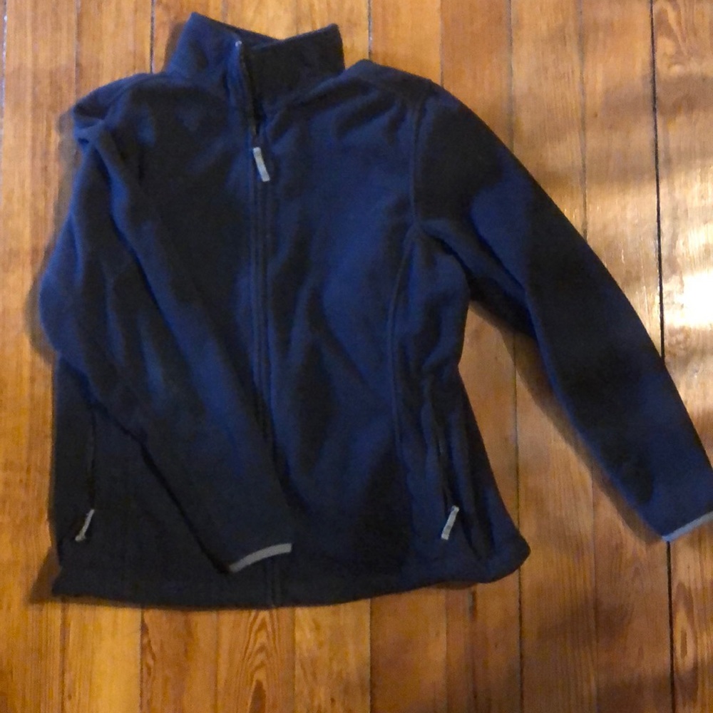 Lands End Fleece zip up jacket